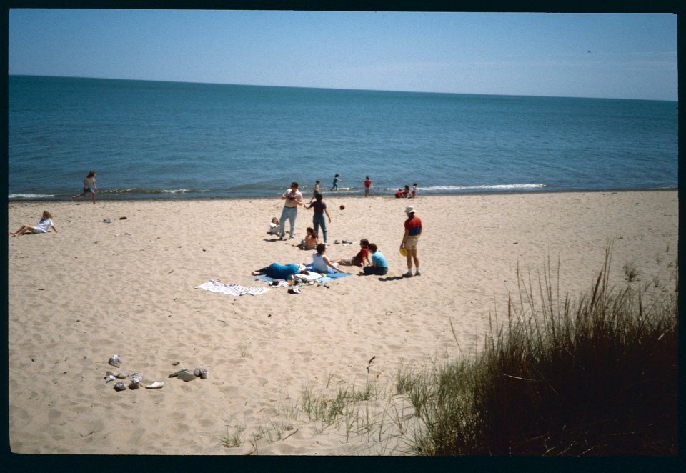 Family Camp 1991 on the Beach -4